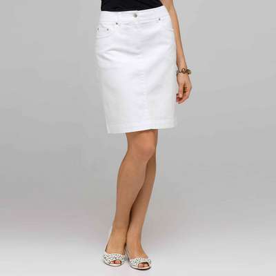Denim Slim Skirt
